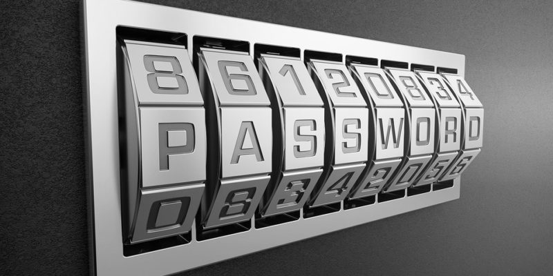 Image of a password lock